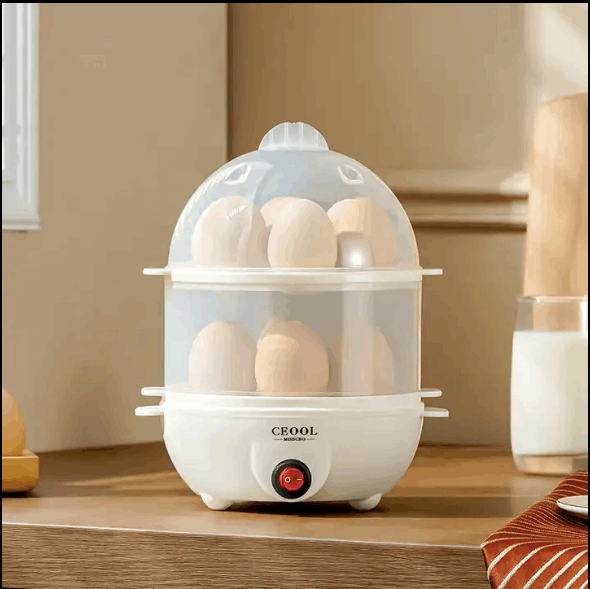 Electric Egg Cooker - Double Decker - DISCOVERIES DEPOT