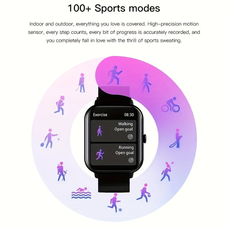 Smartwatch with Call - 1.83'' Screen, Sports Modes, AI Control