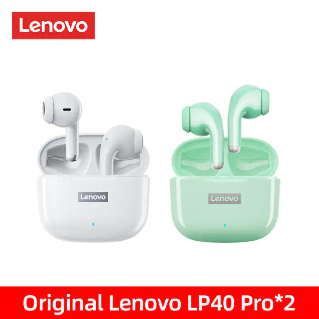 Original Lenovo LP40 Pro TWS Earphones Wireless Bluetooth - DISCOVERIES DEPOT