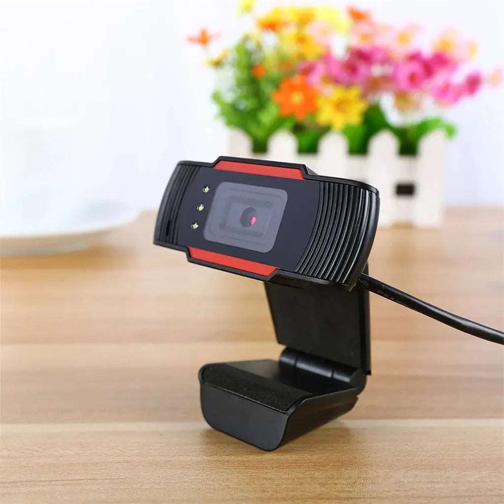 720P HD USB Webcam with Microphone for PC and Laptop - 12MP LED - DISCOVERIES DEPOT