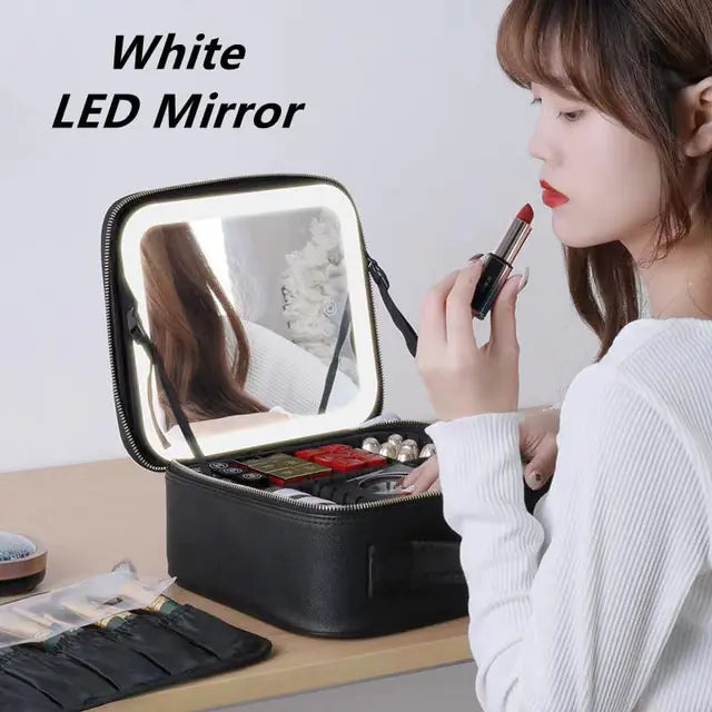 LED Light Cosmetic Bag - DISCOVERIES DEPOT