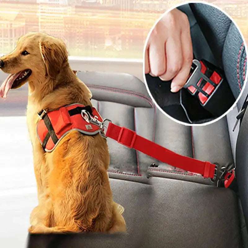 Adjustable Dog Safety Seat Belt - DISCOVERIES DEPOT