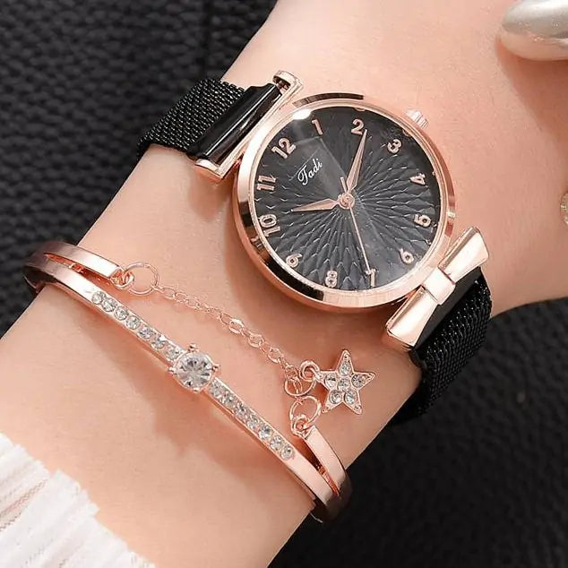 Luxury Magnetic Quartz Bracelet Watches - DISCOVERIES DEPOT