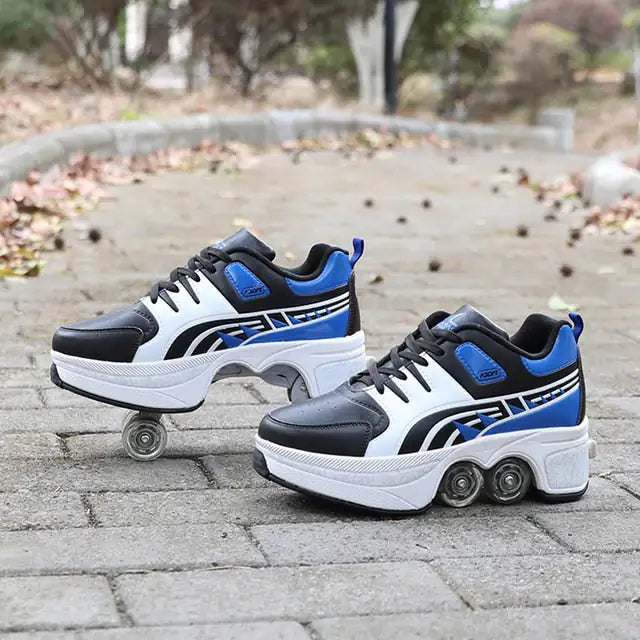 Deformable Skating Shoes  DISCOVERIES DEPOT 277.04 Black-Blue-35