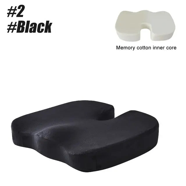 Seat Cushion - Chair - Car - Office - Hip Support Massage - Orthopedics Pillow - DISCOVERIES DEPOT