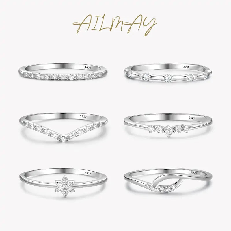 Minimalist Fine Silver Rings - DISCOVERIES DEPOT