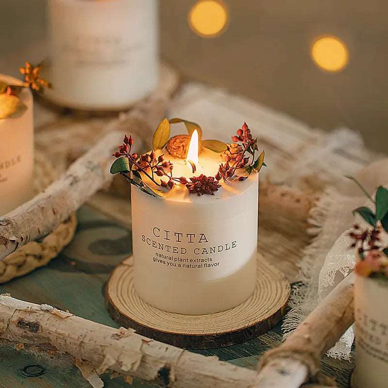 Creative Soy Wax Romantic Aromatherapy Candles - DISCOVERIES DEPOT