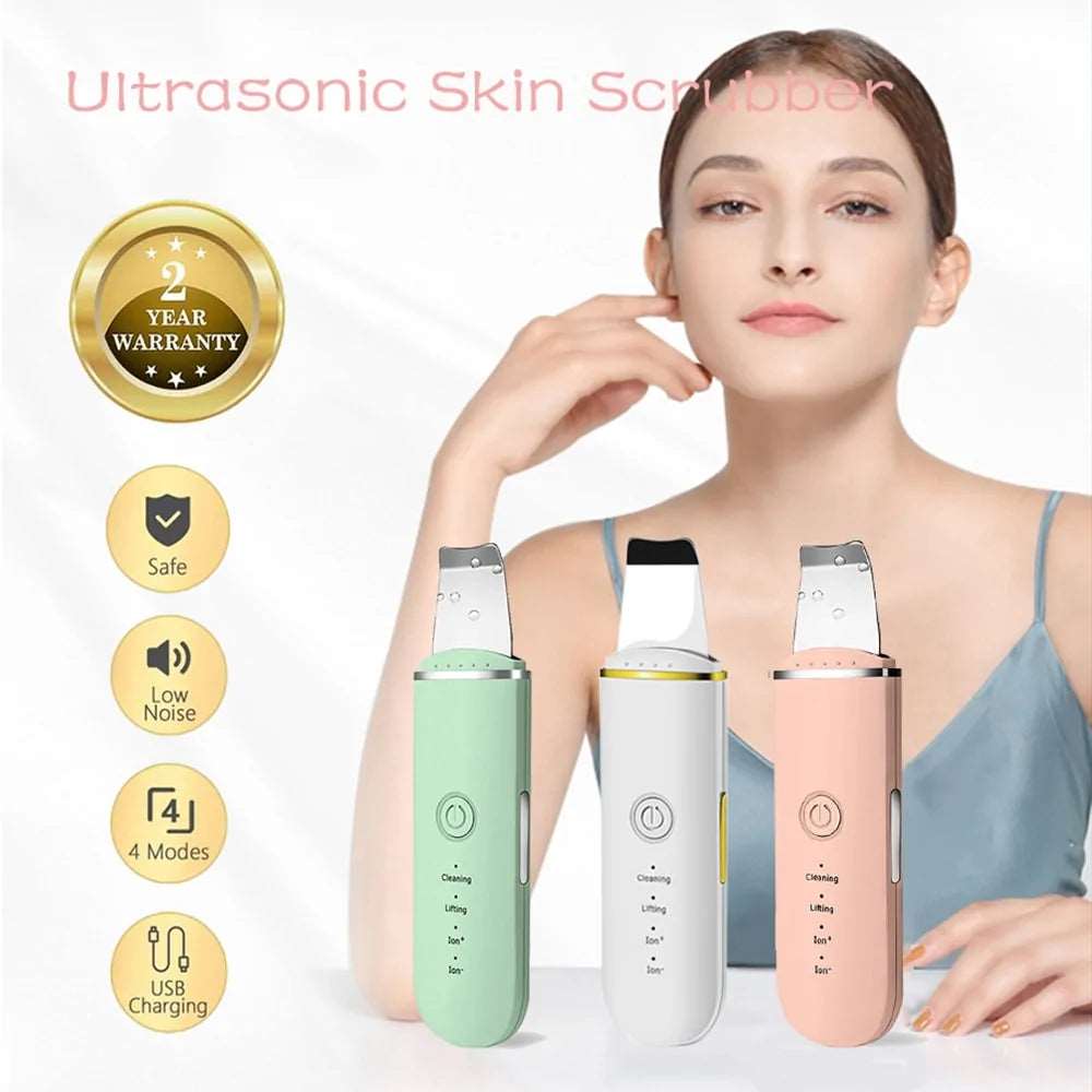 Beauty Ultrasonic Skin Scrubber - DISCOVERIES DEPOT