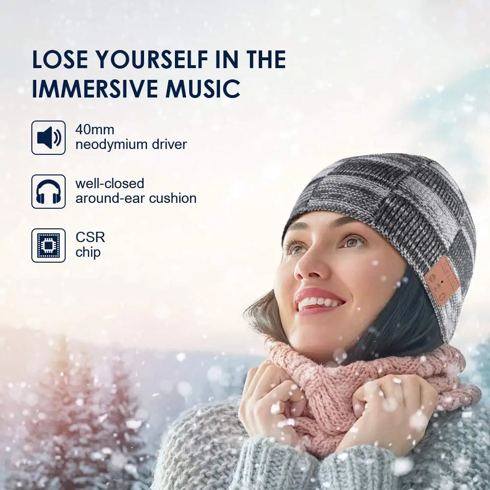 Wireless Headphone Beanie - DISCOVERIES DEPOT