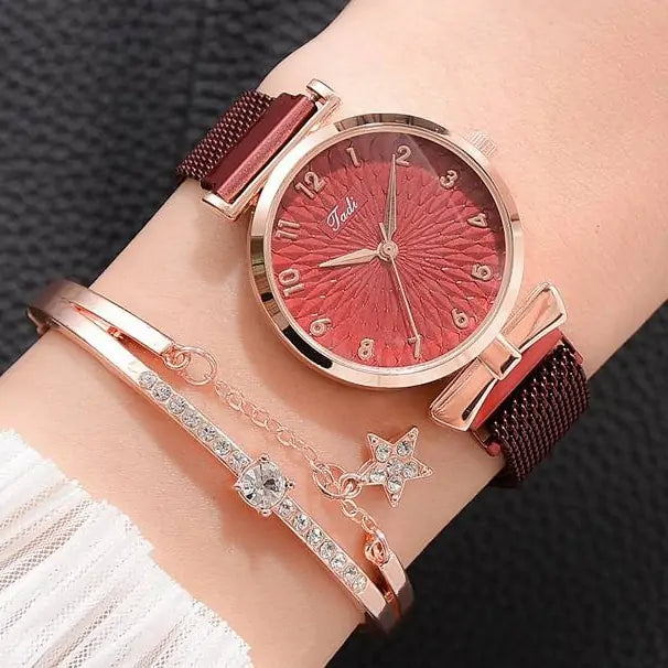 Luxury Magnetic Quartz Bracelet Watches - DISCOVERIES DEPOT