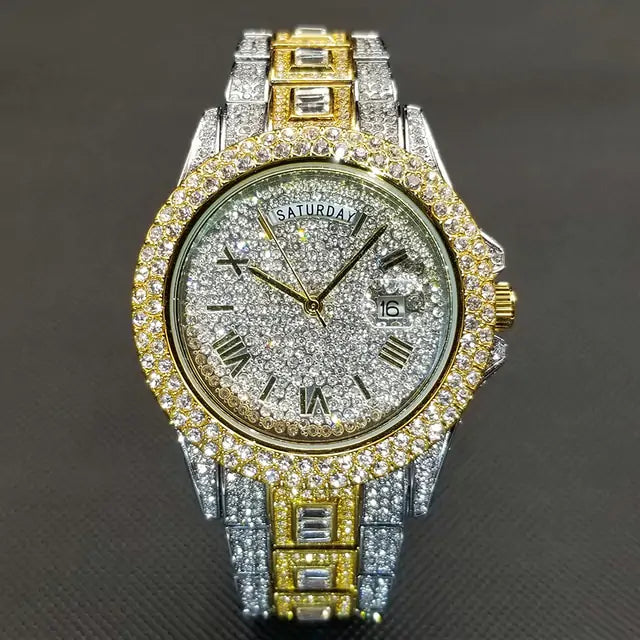 Men's Luxury Crystal Watches - DISCOVERIES DEPOT