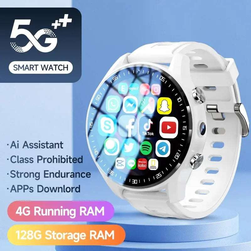 Dual Camera - 4G Smart Watch - GPS Positioning -  Advanced Features - DISCOVERIES DEPOT