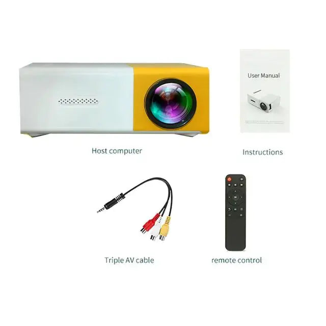 Audio Home LED Projector - DISCOVERIES DEPOT