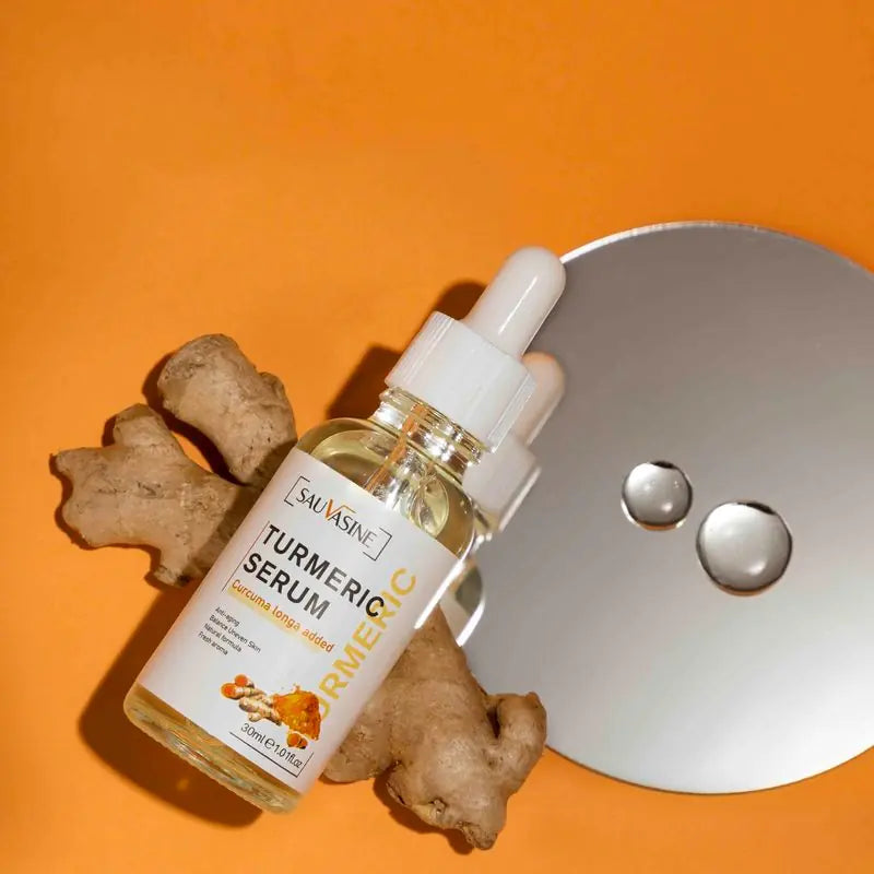 Natural Glow Serum: Turmeric Infused Skincare Solution - DISCOVERIES DEPOT