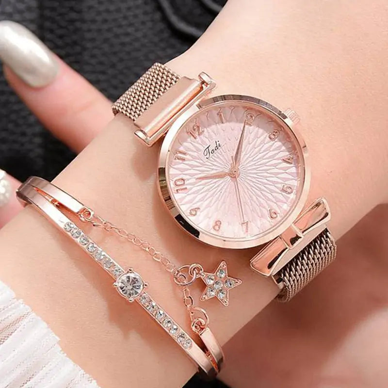 Luxury Magnetic Quartz Bracelet Watches - DISCOVERIES DEPOT