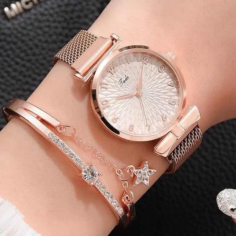 Luxury Magnetic Quartz Bracelet Watches - DISCOVERIES DEPOT