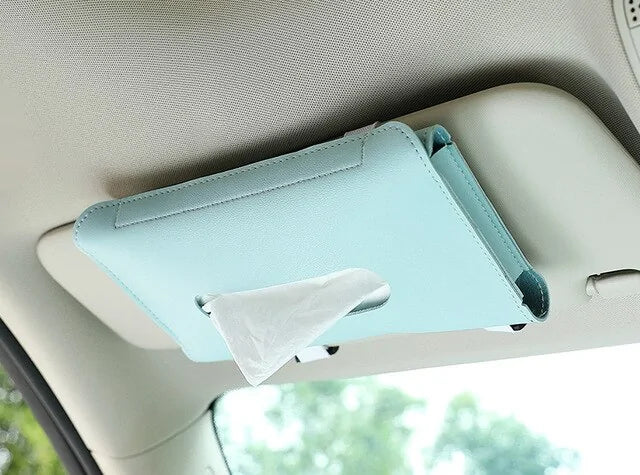 Car Sun Visor Tissue Box Holder - DISCOVERIES DEPOT