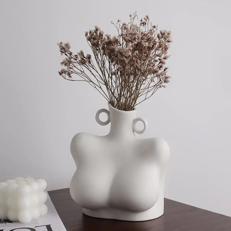 Home Decor Sculpture Vase - DISCOVERIES DEPOT