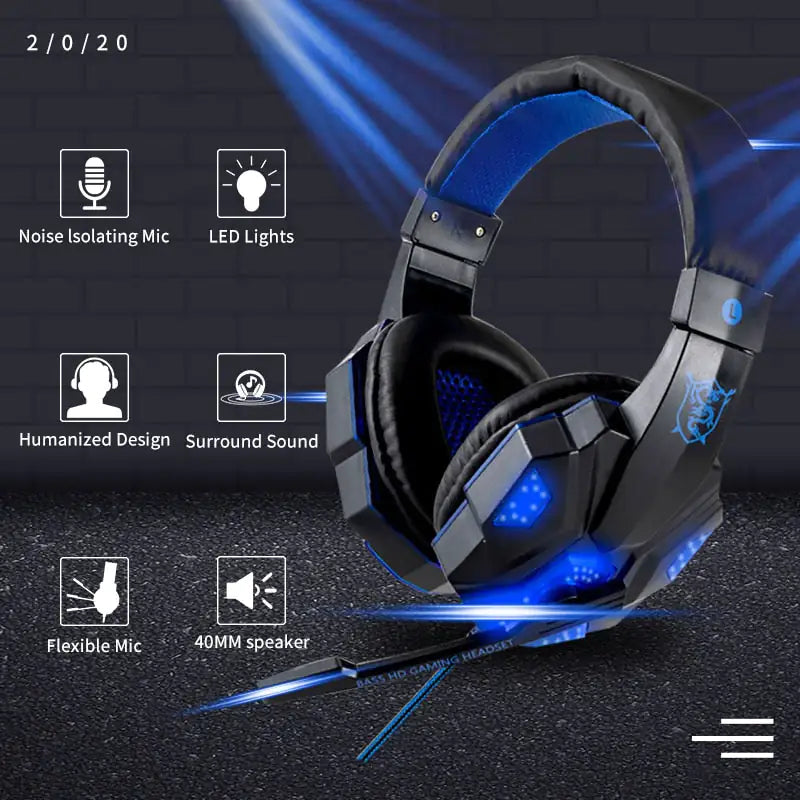 Wired Gamer Headset - DISCOVERIES DEPOT