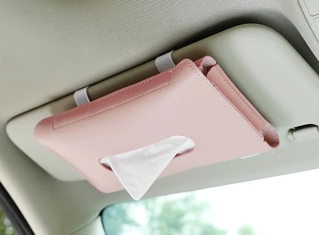 Car Sun Visor Tissue Box Holder - DISCOVERIES DEPOT