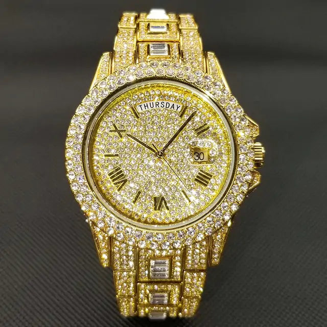 Men's Luxury Crystal Watches - DISCOVERIES DEPOT