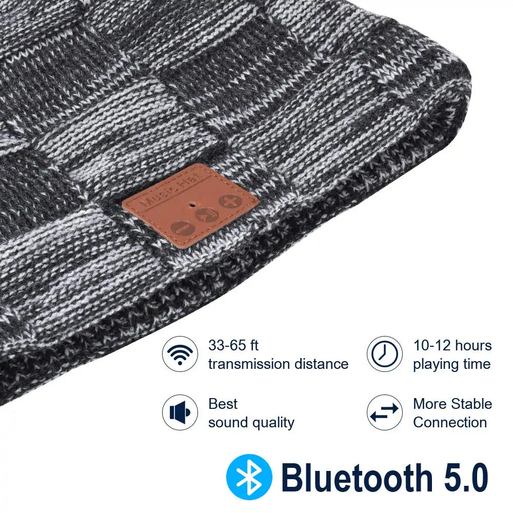 Wireless Headphone Beanie - DISCOVERIES DEPOT