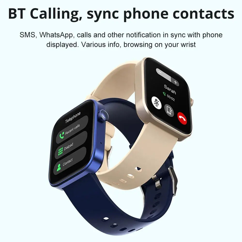 P71 Voice Calling Smartwatch - Waterproof - Smart Notifications - Voice Assistant - DISCOVERIES DEPOT