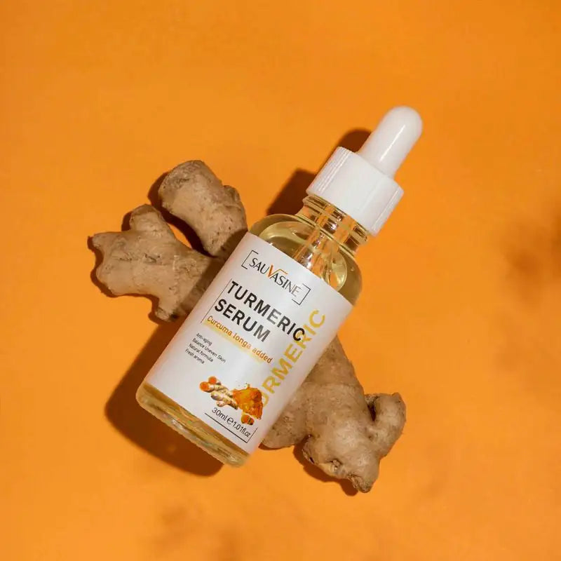 Natural Glow Serum: Turmeric Infused Skincare Solution - DISCOVERIES DEPOT