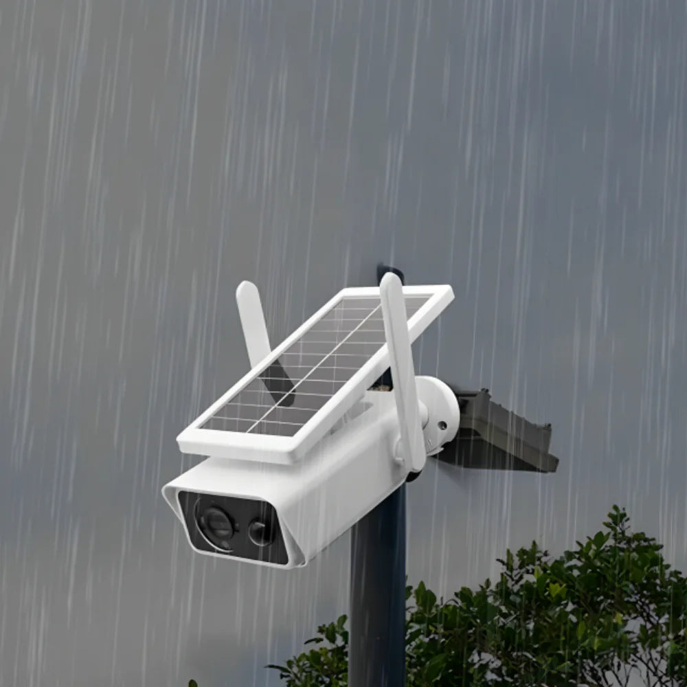 Solar Powered Security Camera DISCOVERIES DEPOT