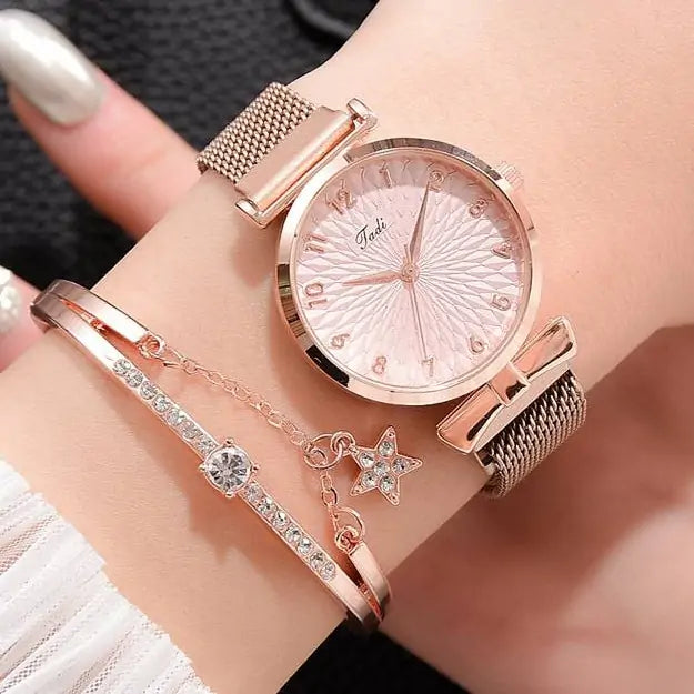 Luxury Magnetic Quartz Bracelet Watches - DISCOVERIES DEPOT