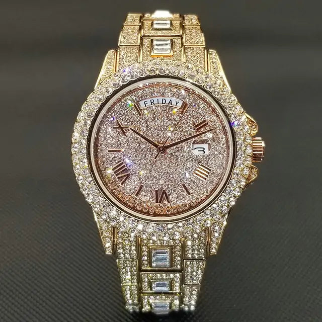 Men's Luxury Crystal Watches - DISCOVERIES DEPOT