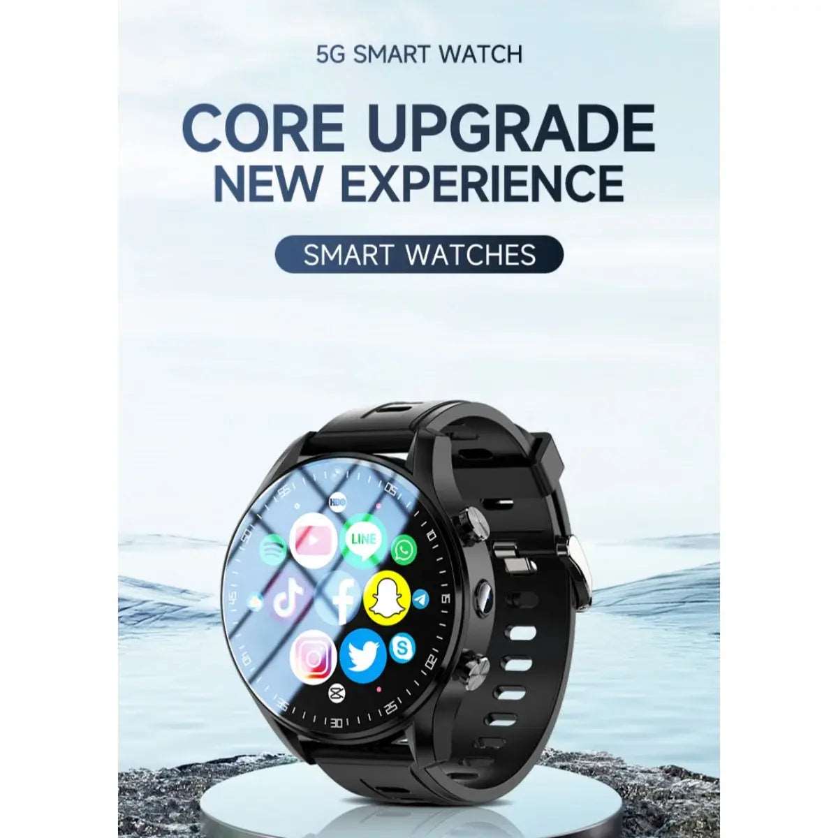 Dual Camera - 4G Smart Watch - GPS Positioning -  Advanced Features - DISCOVERIES DEPOT