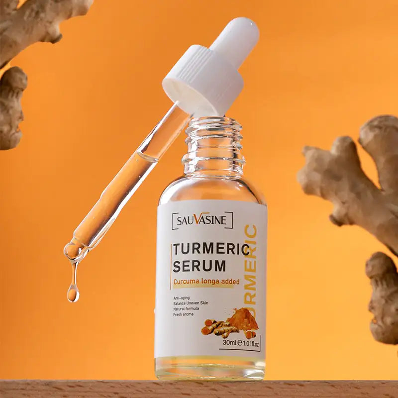 Natural Glow Serum: Turmeric Infused Skincare Solution - DISCOVERIES DEPOT