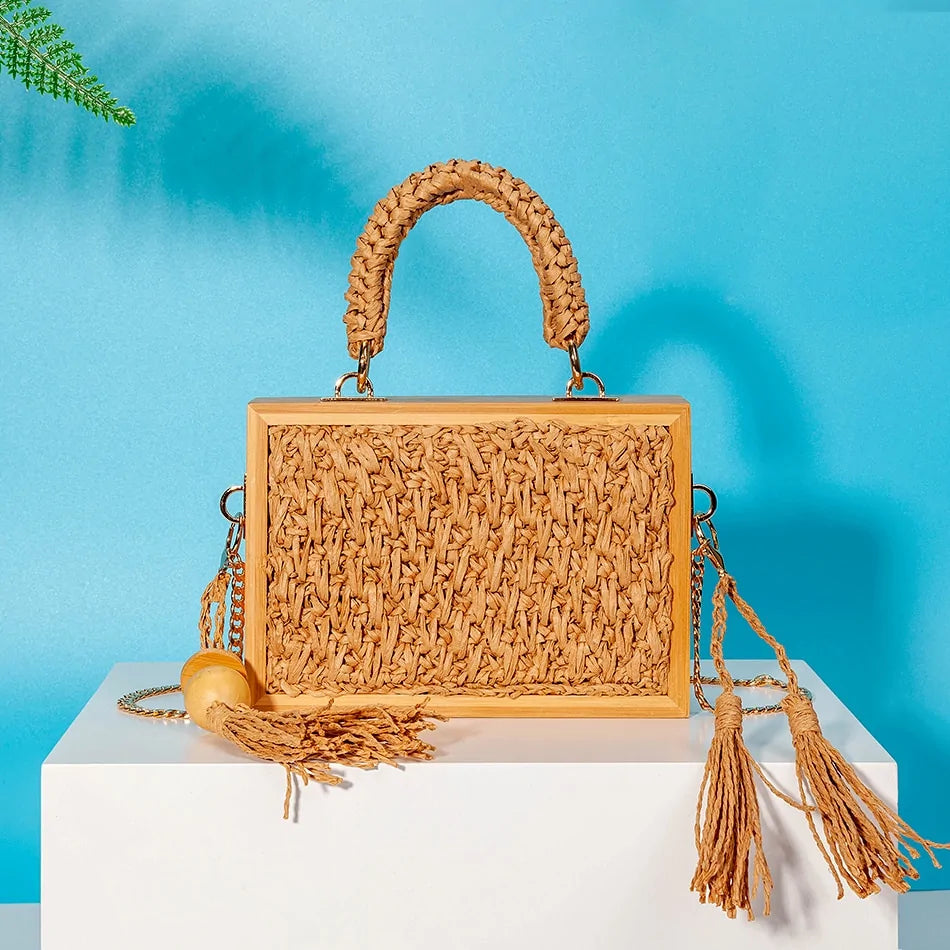 Retro Woven Straw Bags  DISCOVERIES DEPOT 27.69 