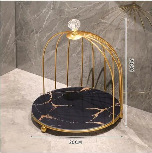 Bottom Marble Glass Plate Storage Rack - DISCOVERIES DEPOT