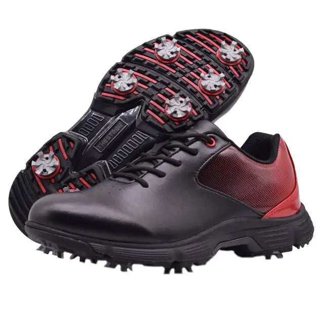 Sampsom Men’s Golf Shoes  DISCOVERIES DEPOT 56.28 Black-9.5-US-43.5-EUR-9-UK-AU